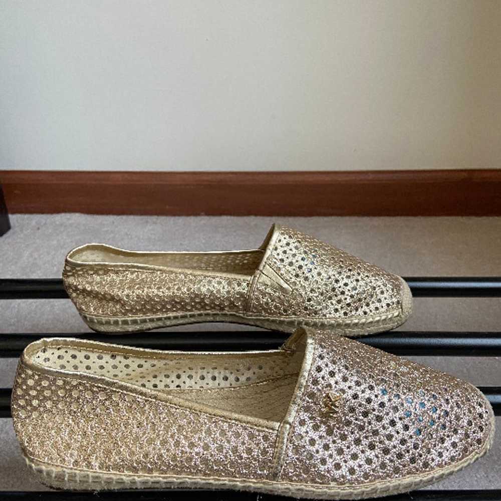 MICHAEL KORS Women Gold Espadrilles NEW - image 6