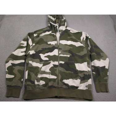 Nike Nike Jacket Mens Large Green Camouflage Full… - image 1