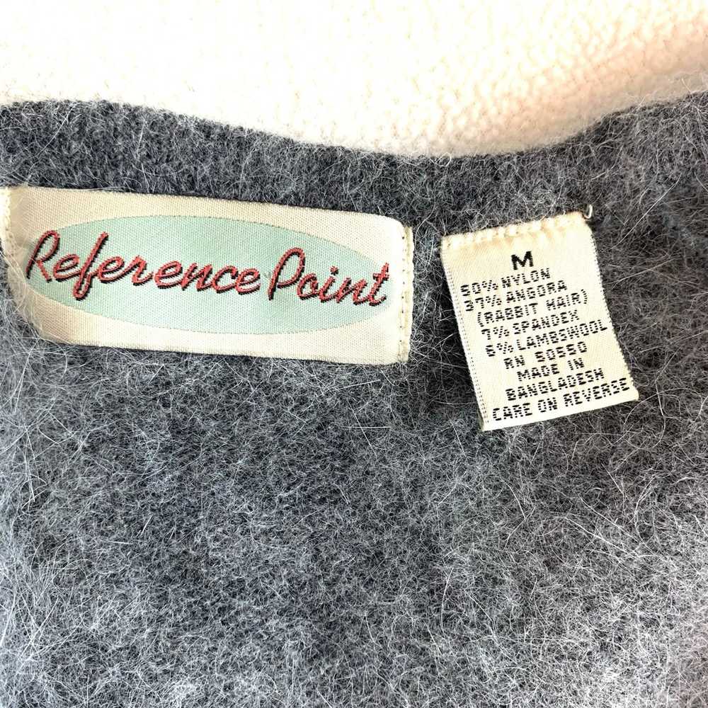 Vintage Reference Point Sweater Top Women M Angor… - image 4