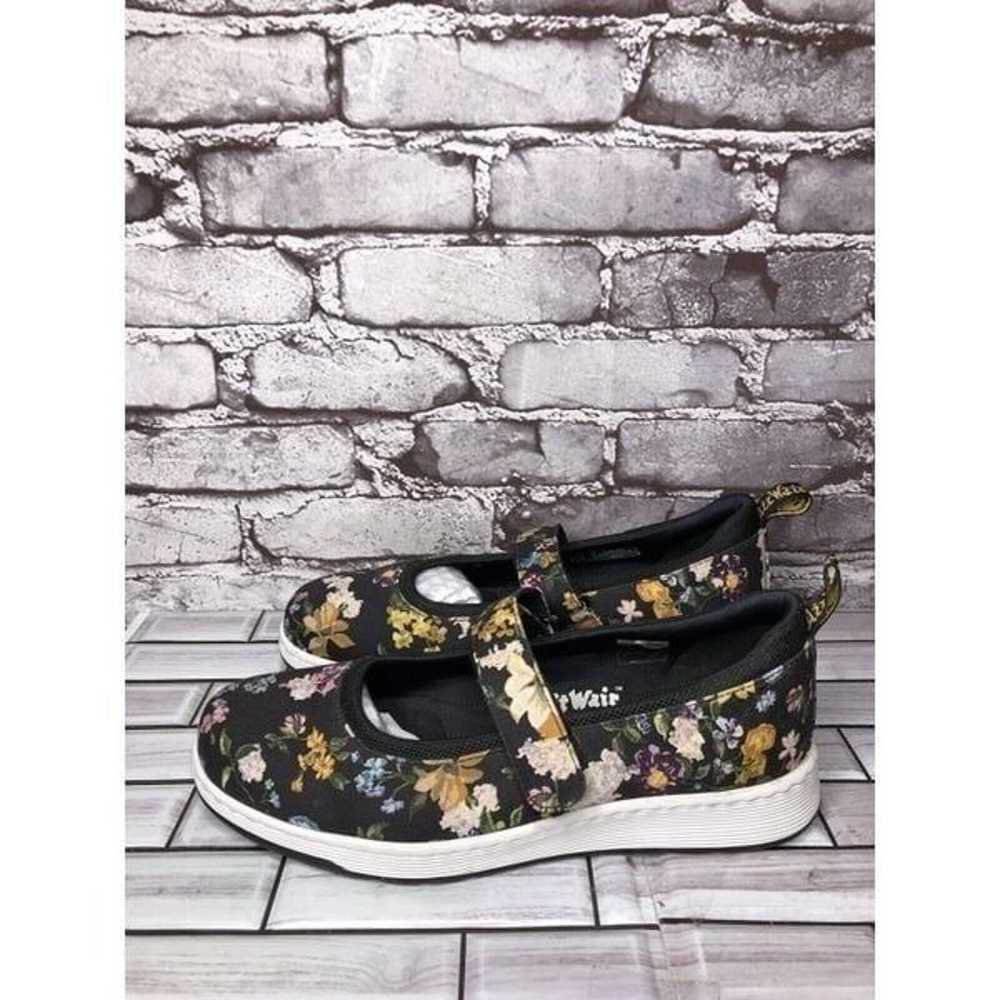 Dr Marten’s Askins Black Fabric Floral MaryJanes … - image 3