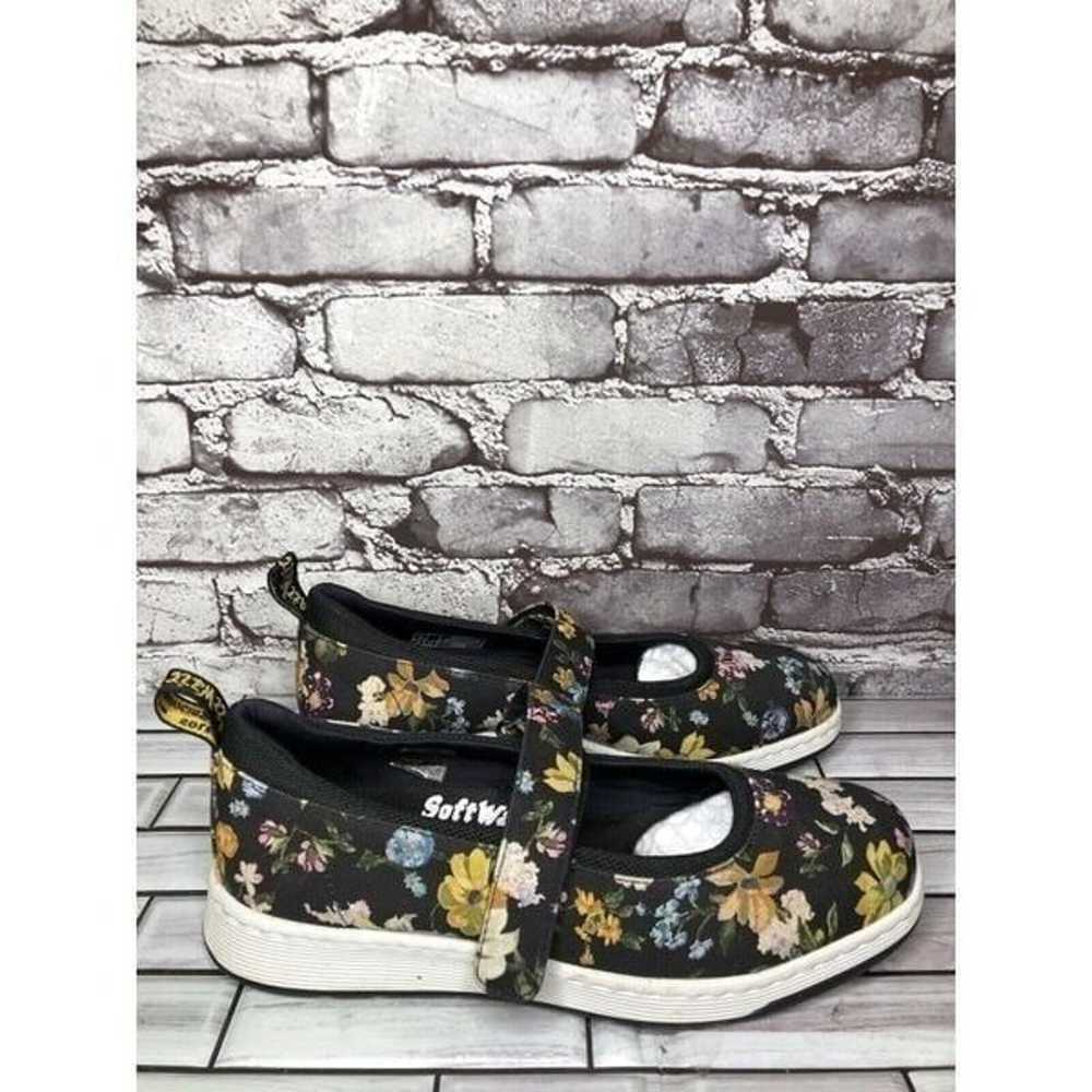 Dr Marten’s Askins Black Fabric Floral MaryJanes … - image 5