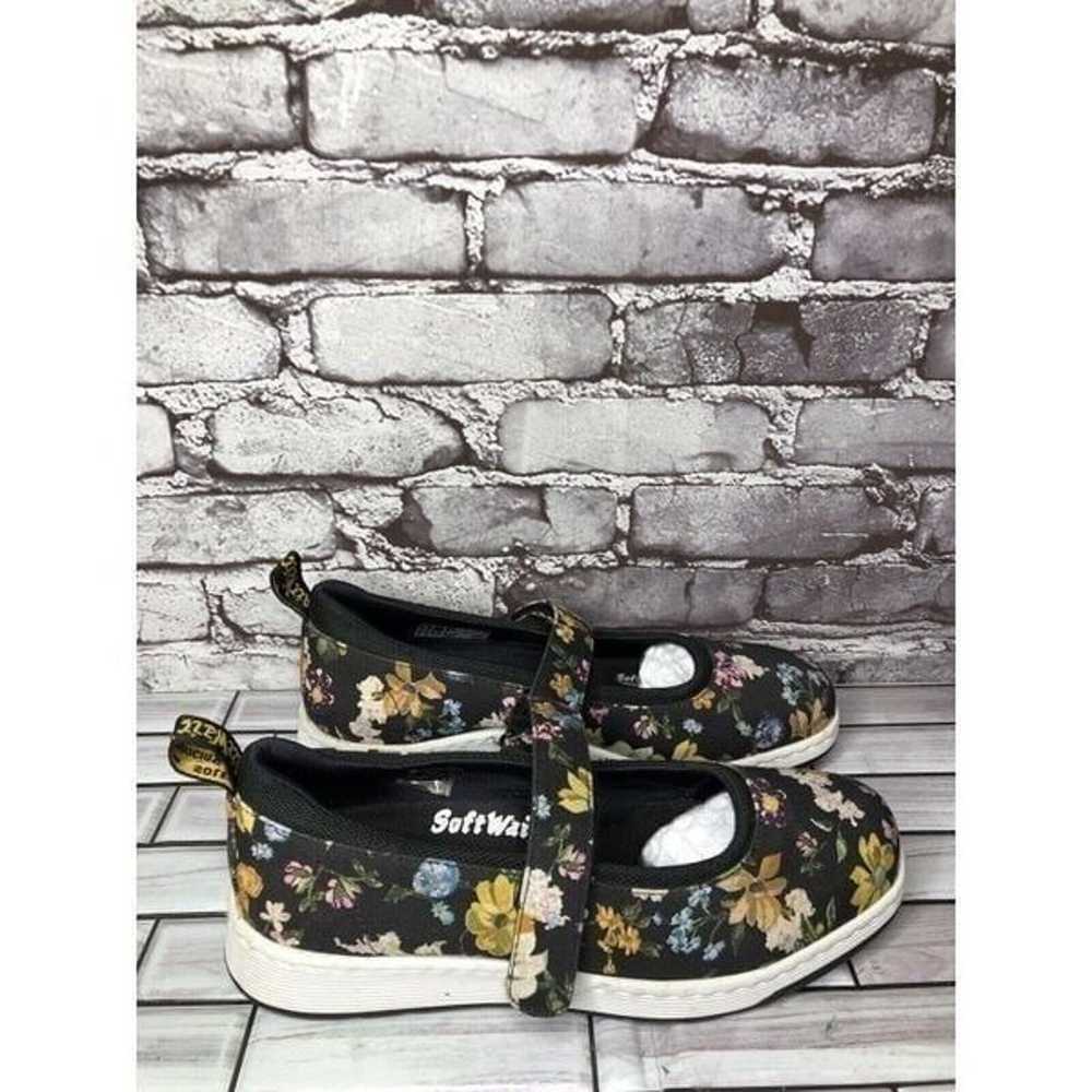 Dr Marten’s Askins Black Fabric Floral MaryJanes … - image 7