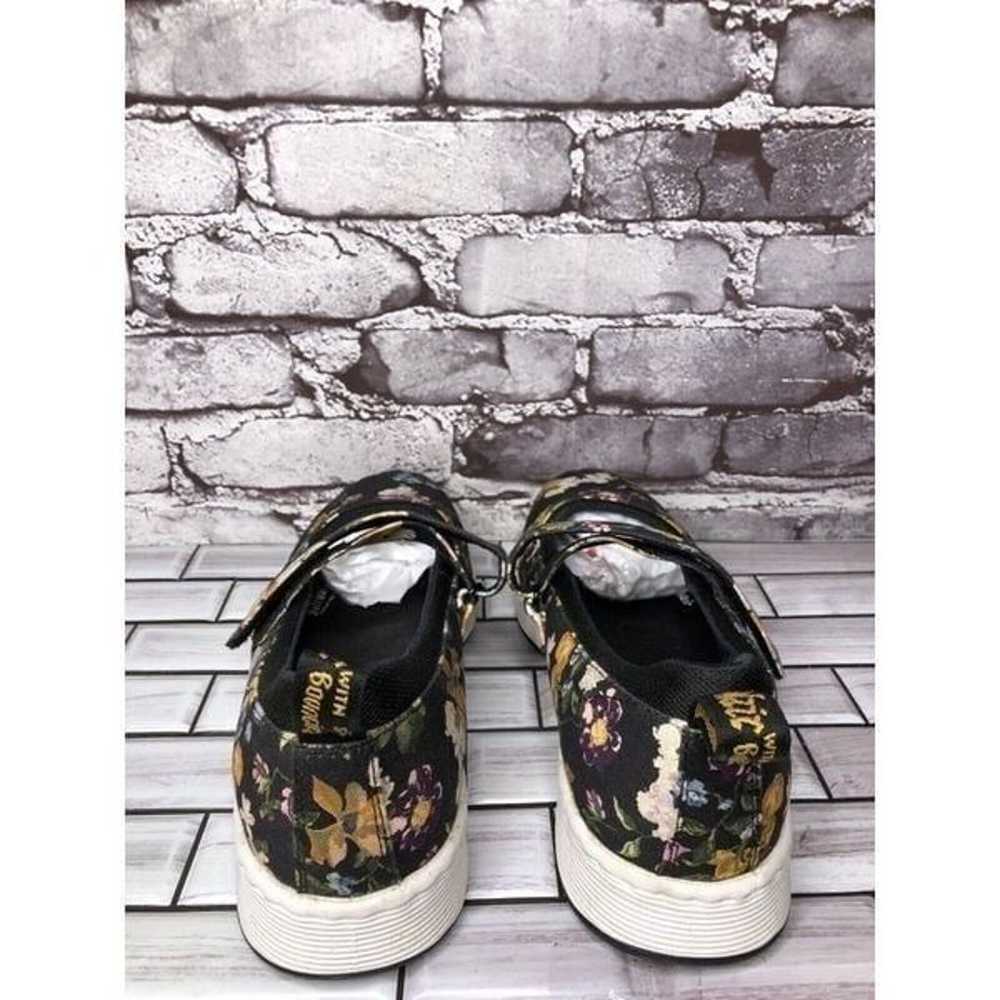 Dr Marten’s Askins Black Fabric Floral MaryJanes … - image 8