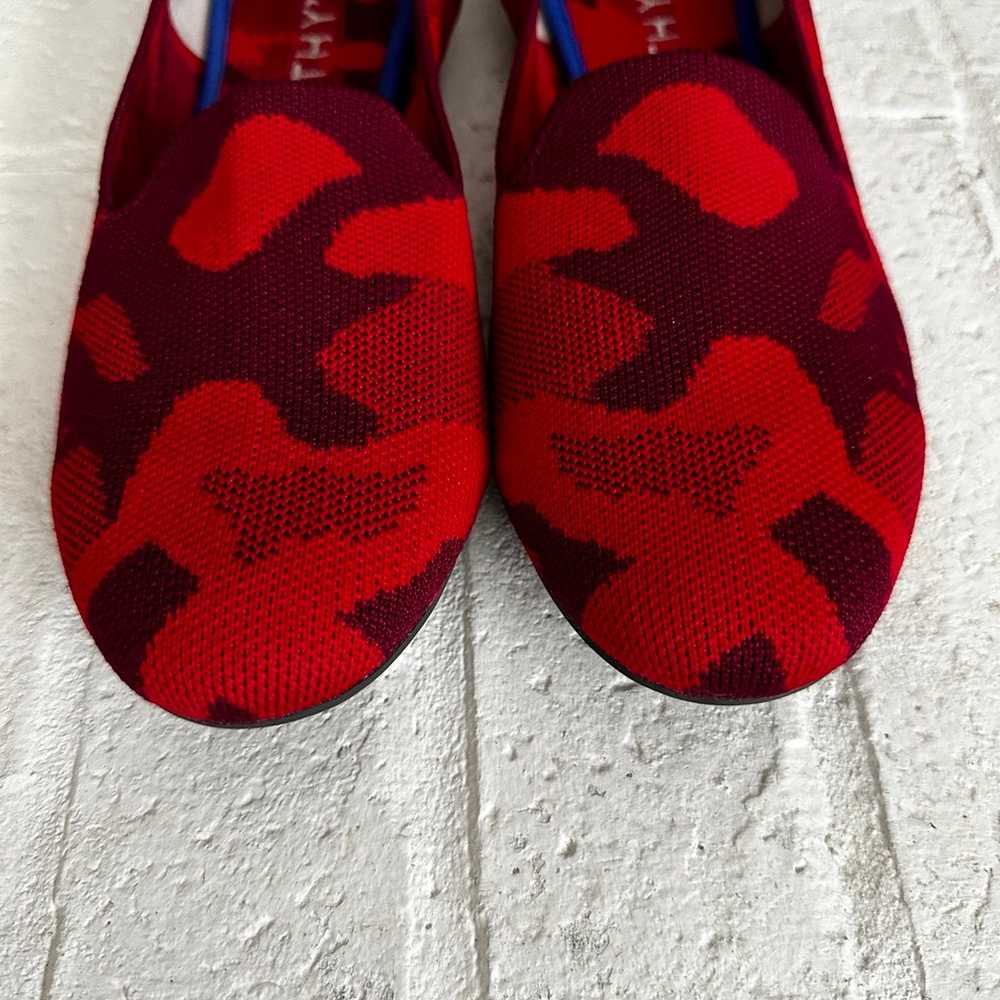 ROTHY'S RED CAMOFLAGE THE LOAFER SIZE 10 - image 4