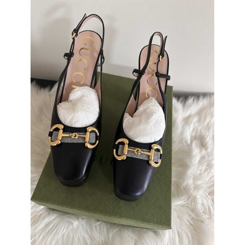 Gucci Leather heels - image 2