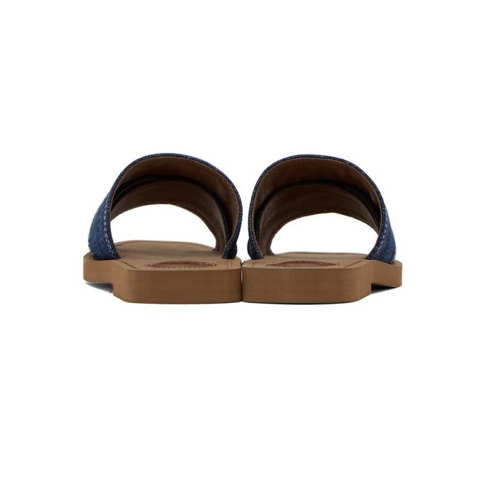 Chloé Woody cloth sandal - image 4