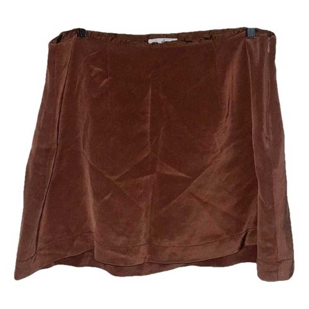 Mirror Palais Silk mini skirt - image 1