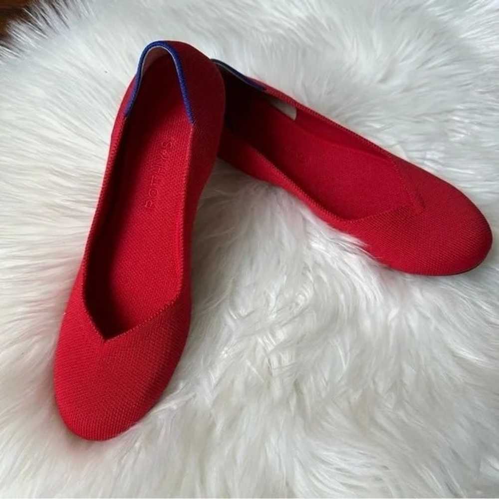 Rothy’s The Loafer Red Solid Size 8 - image 6