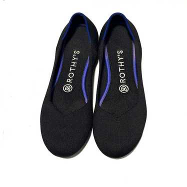 Rothys The Flat Black Knit Ballet Flats