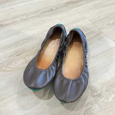 Tieks Chocolate Brown Leather Flats Size 8 - image 1