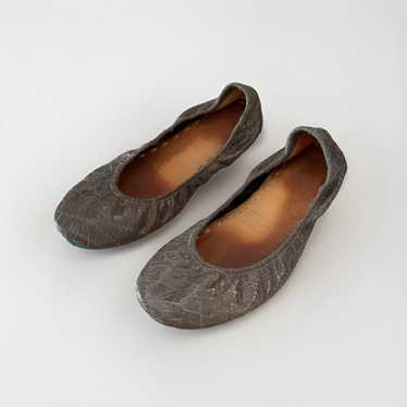 Women’s Tieks Slate Grey Croc Ballet Flats