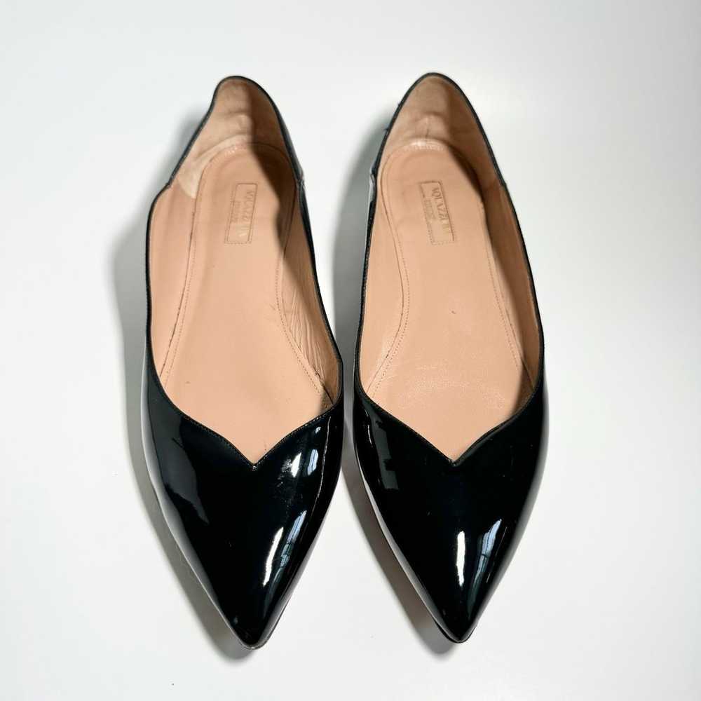 Aquazzura Patent Leather Pointed Toe Flats 9.5 - image 1