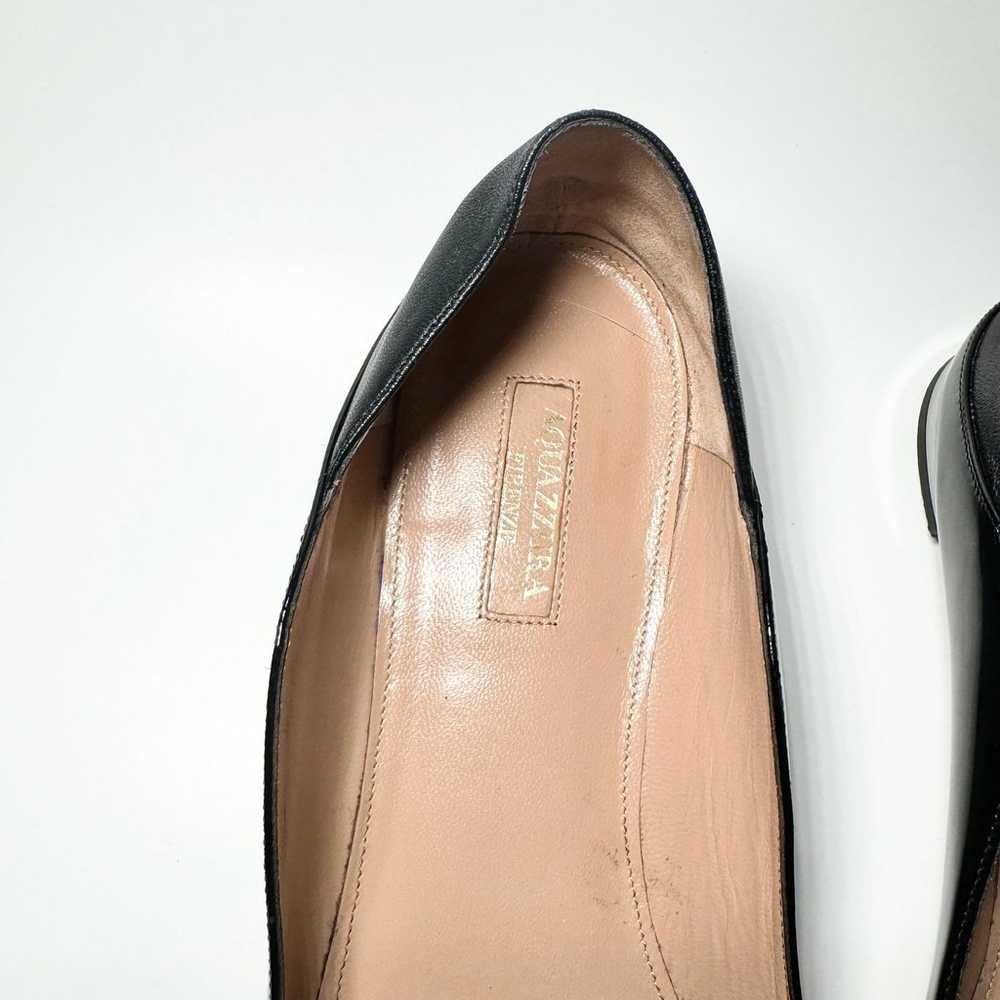 Aquazzura Patent Leather Pointed Toe Flats 9.5 - image 7