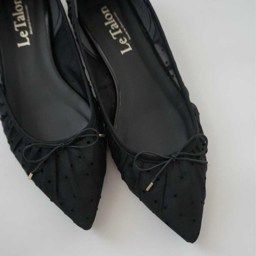 Brand New ◆ Le Talon ◆ Sheer Polka Dot Tulle Pumps - image 5