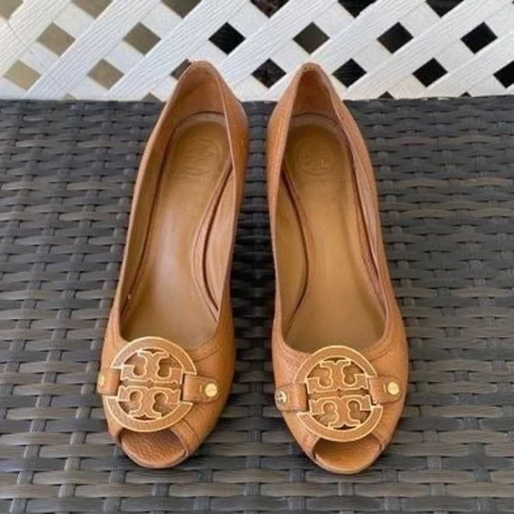 Tory Burch Leather wedge sandals - image 1