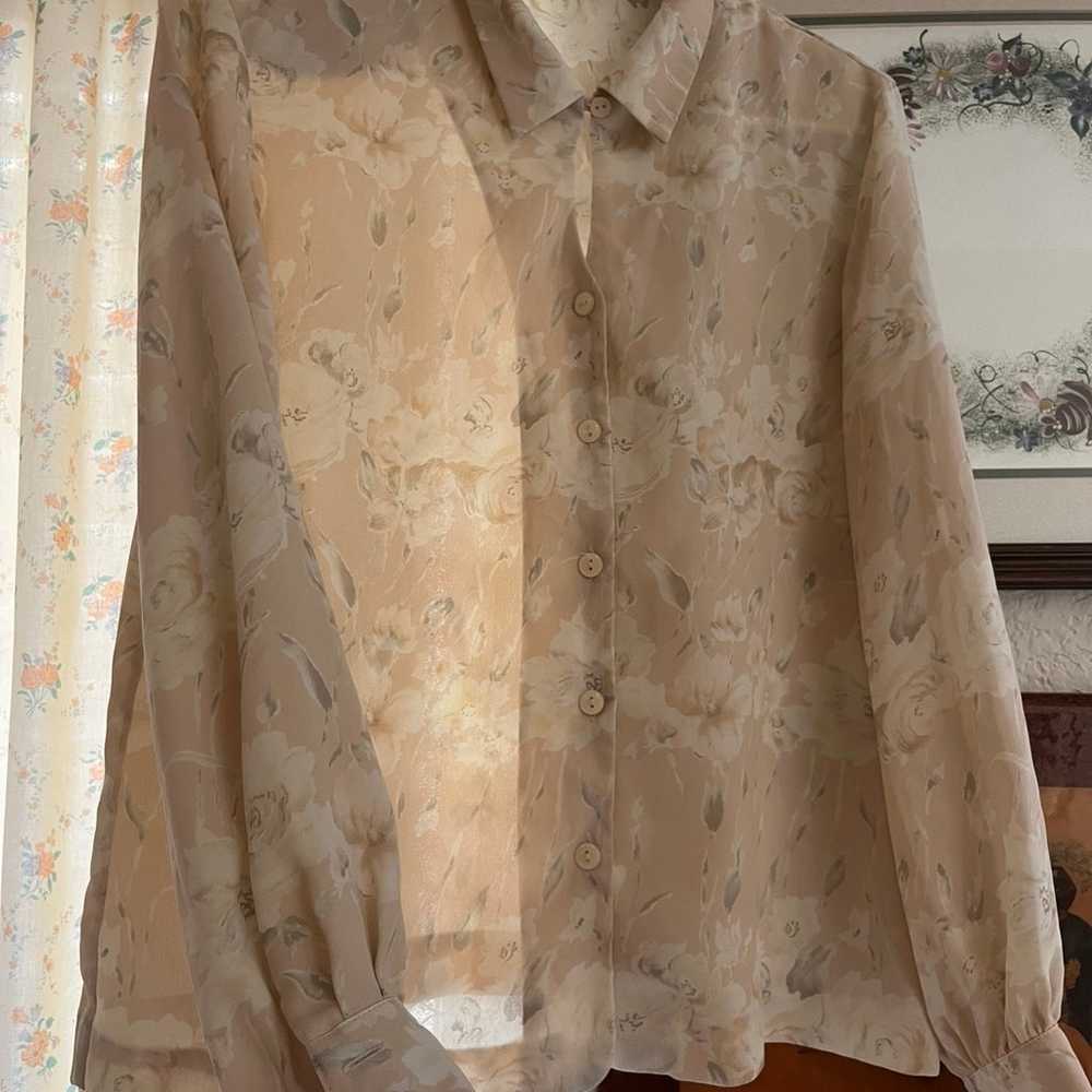 Vintage Liz Claiborne Button Up - image 2