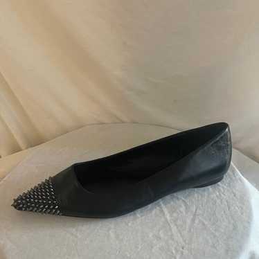 Zara Pointy Toe Stud Toe Flats