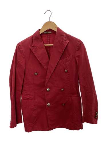 Men's Boglioli Tailored Jacket/42/Cotton/Red/R4302