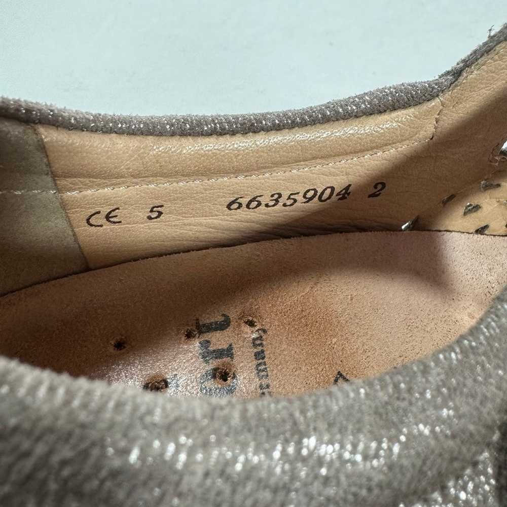 Finn Comfort Anzio Mary Jane Flats Metallic Taupe… - image 10