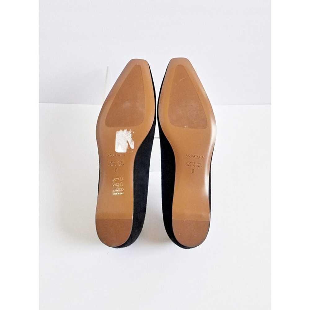 AQUATALIA Marcella Black Suede Flats UK 8 US 10 E… - image 10