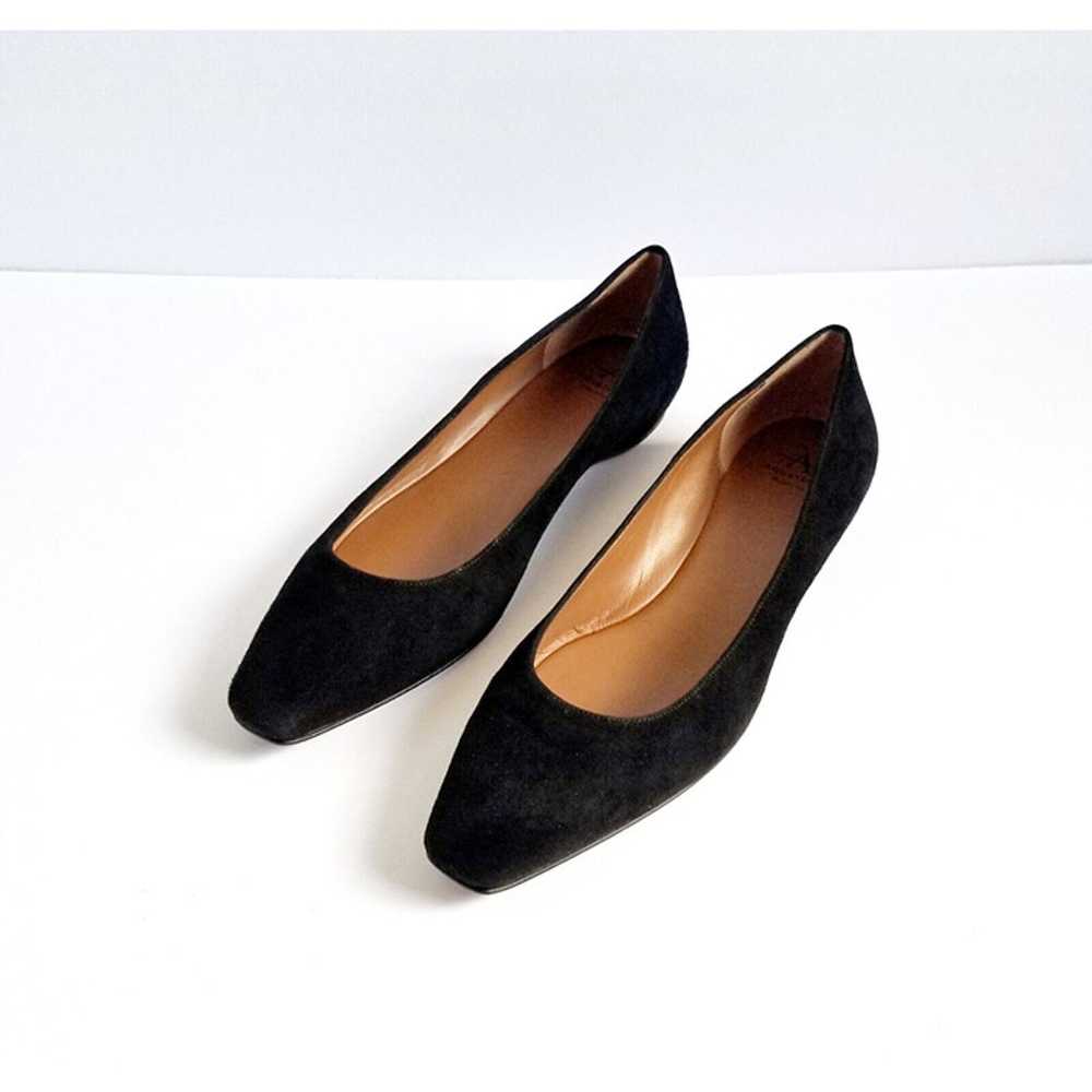 AQUATALIA Marcella Black Suede Flats UK 8 US 10 E… - image 2