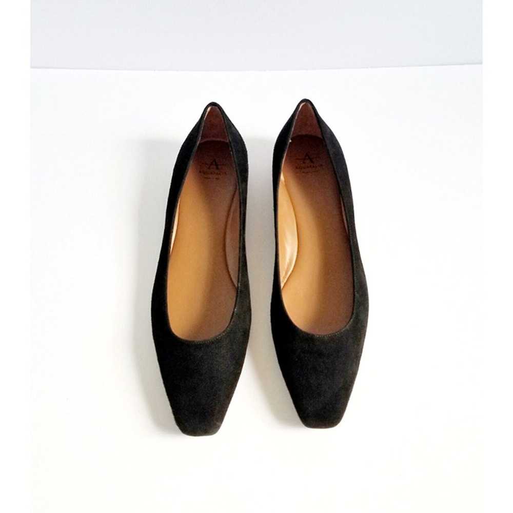 AQUATALIA Marcella Black Suede Flats UK 8 US 10 E… - image 4