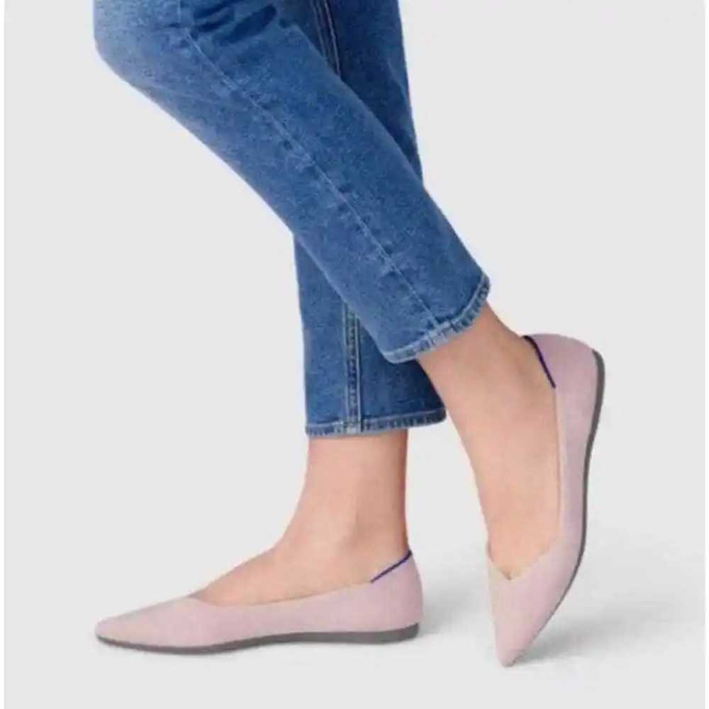 ROTHY’S Petal Pink Pointed Toe Flats 8.5 - image 1