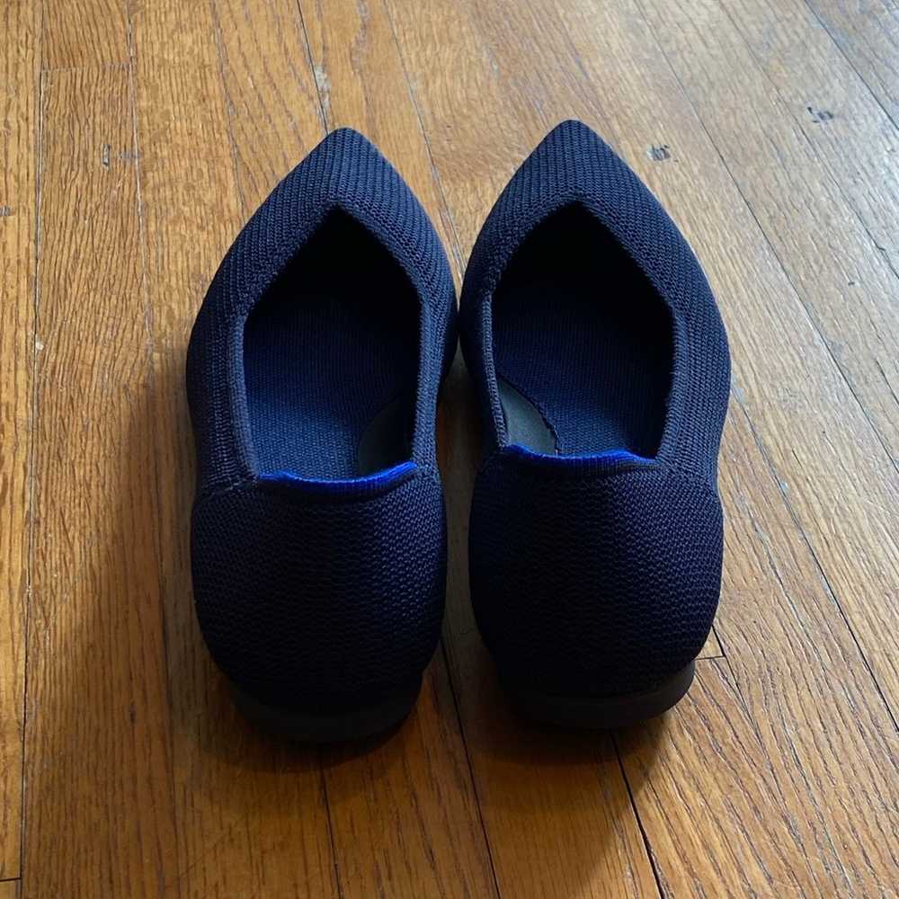 Rothy’s The Point Pointed Toe Flats In Blue Size … - image 4