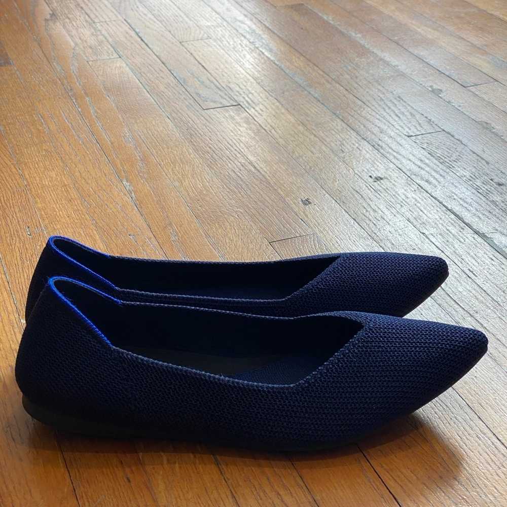 Rothy’s The Point Pointed Toe Flats In Blue Size … - image 5