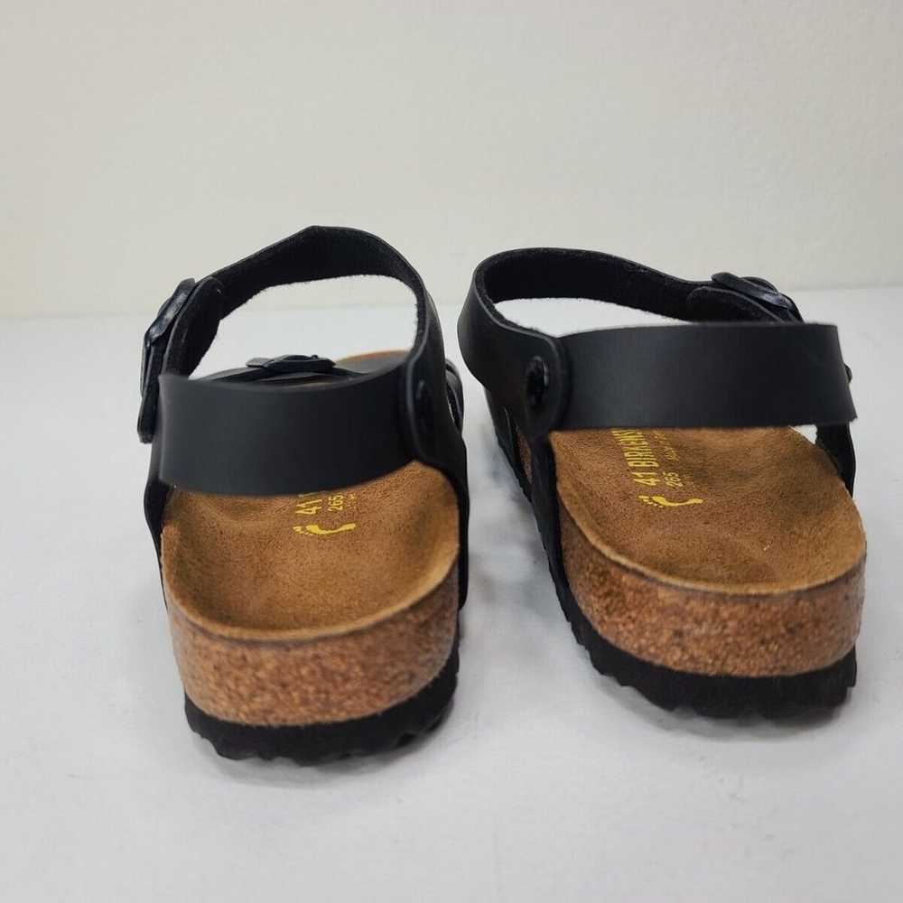 Birkenstock Rio Black Narrow Width Size 41 Womens… - image 5