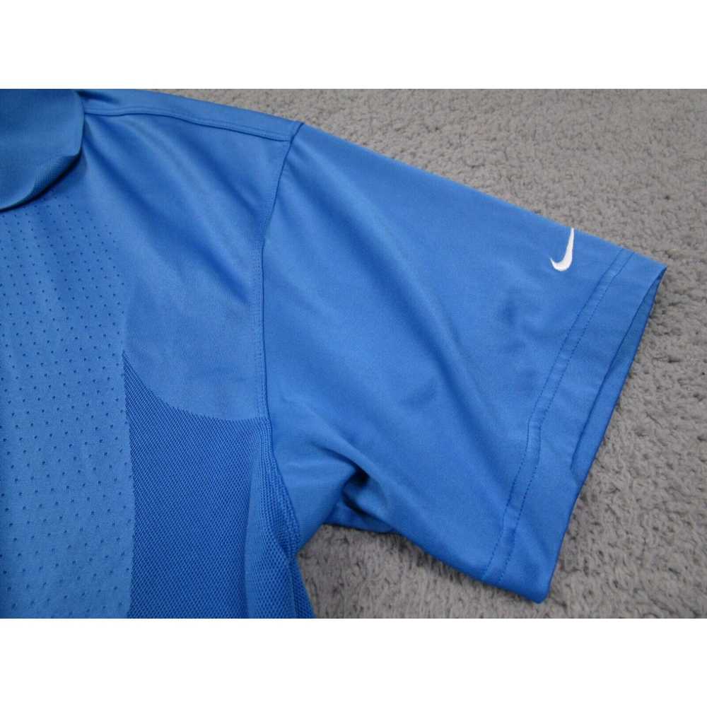 Nike Nike Shirt Mens XL Blue Polo Short Sleeve Go… - image 2