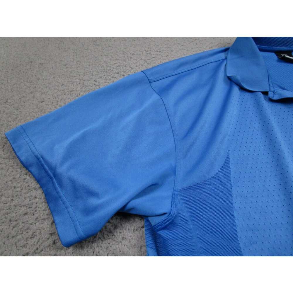 Nike Nike Shirt Mens XL Blue Polo Short Sleeve Go… - image 3