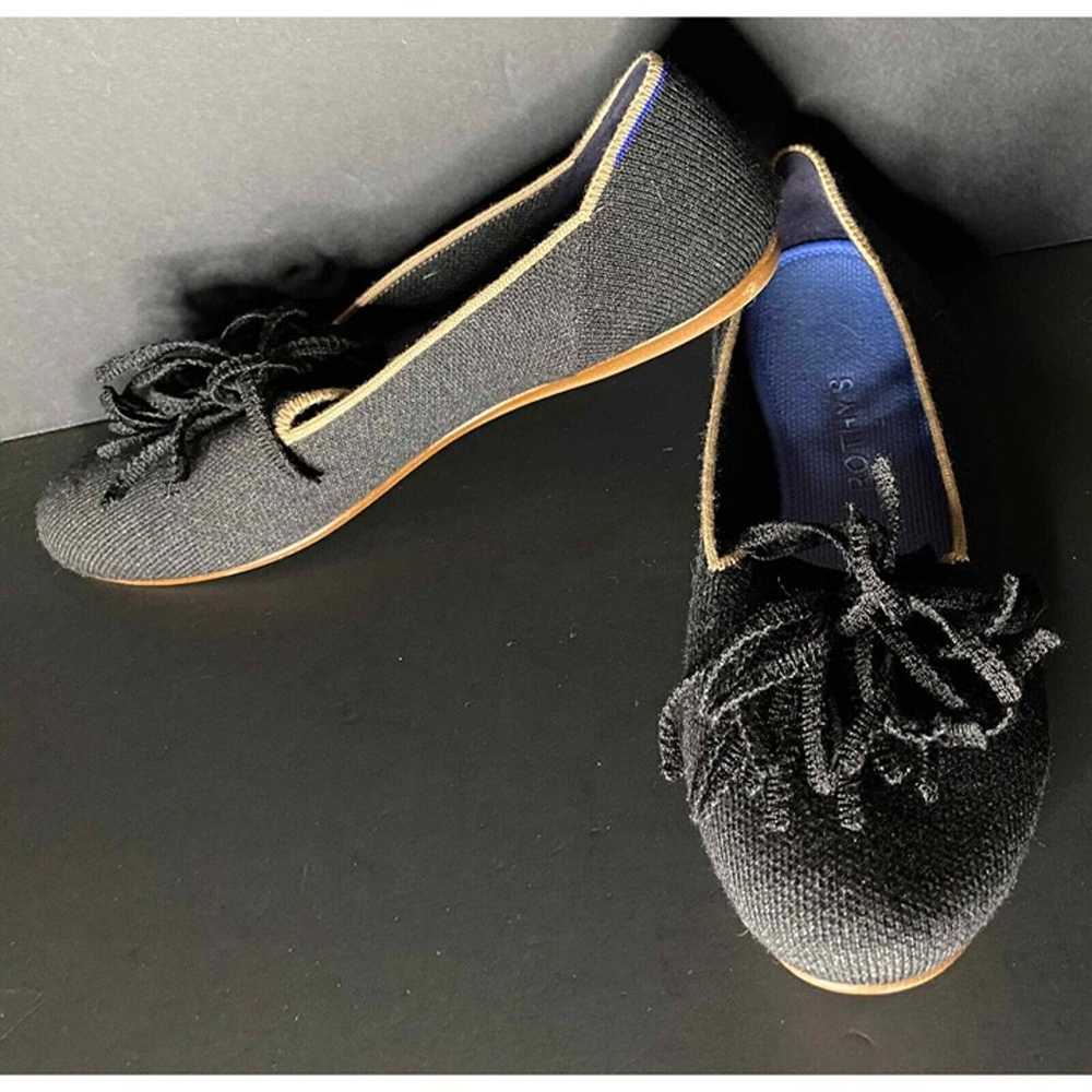 Rothy’s Merino Tassel Loafer in Black Diamond Wom… - image 1