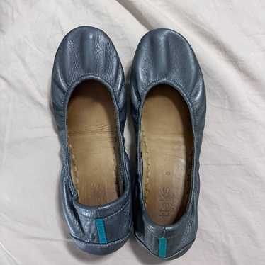 Tieks Metallic Pewter size 8