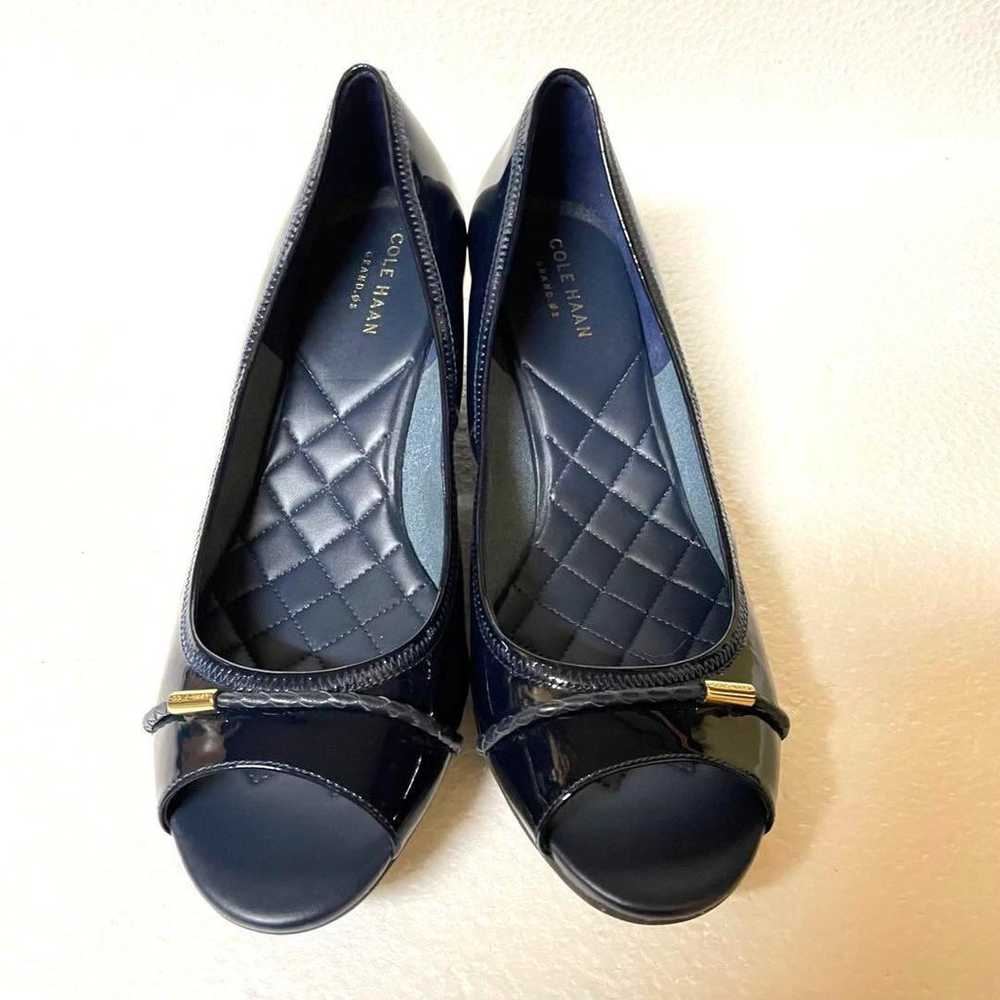 【Exquisite item】COLE HAAN sandals pumps navy blue - image 3