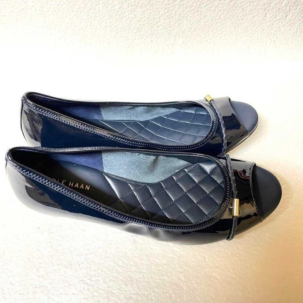 【Exquisite item】COLE HAAN sandals pumps navy blue - image 4