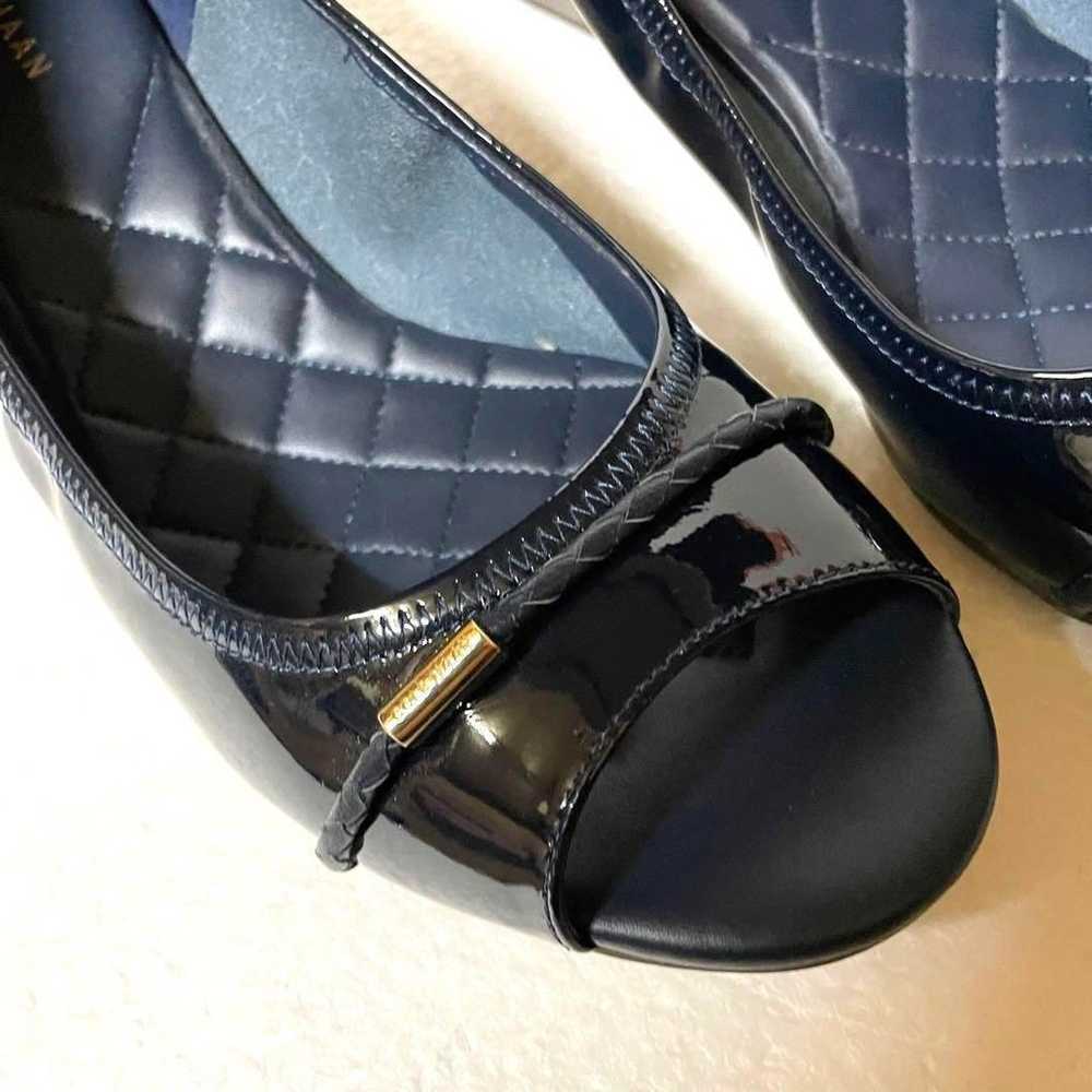 【Exquisite item】COLE HAAN sandals pumps navy blue - image 9