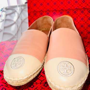 Like NEW Tory Burch Leather Espadrilles - Pink