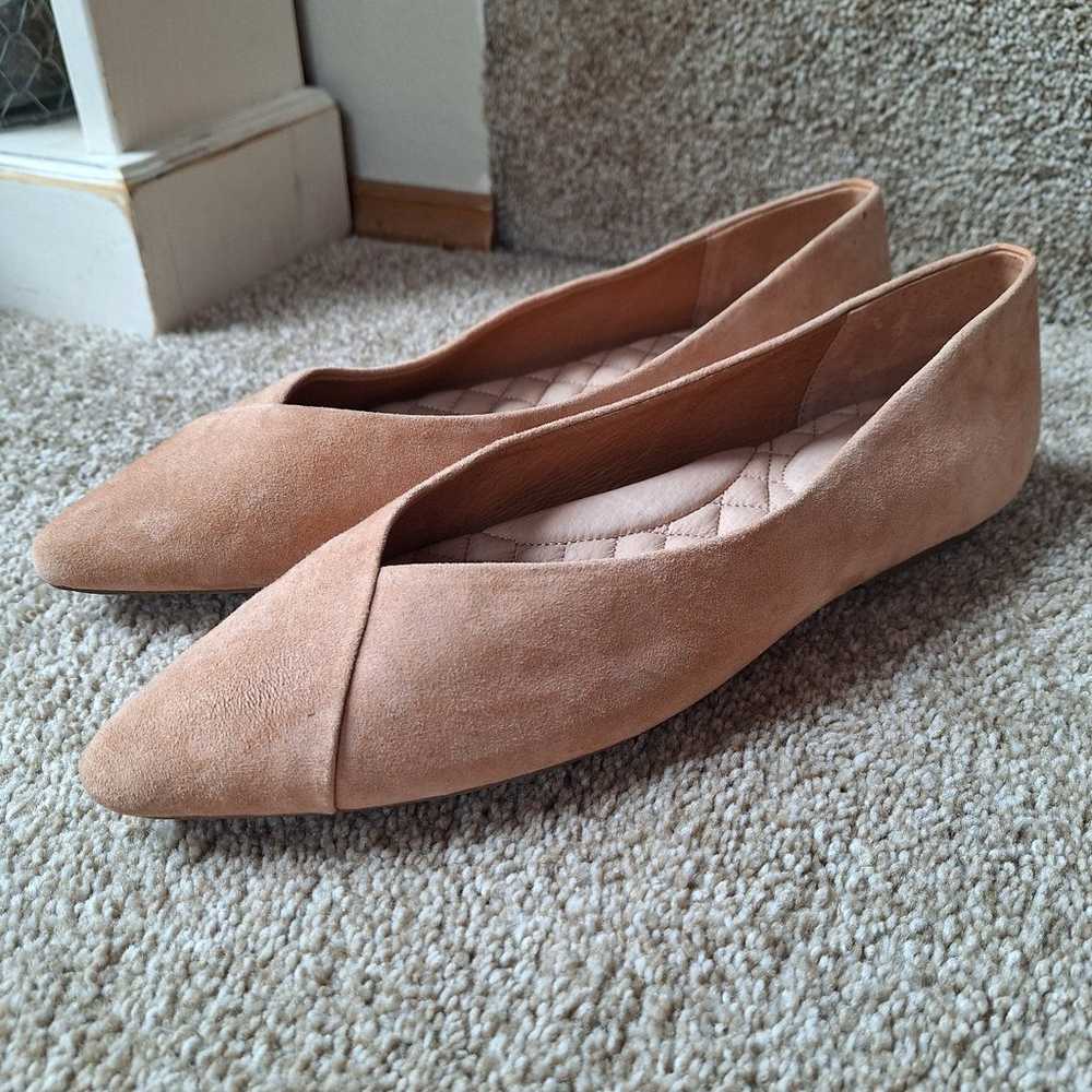 NWOT Birdies Goldfinch Suede Flats. Tan. Womens s… - image 1