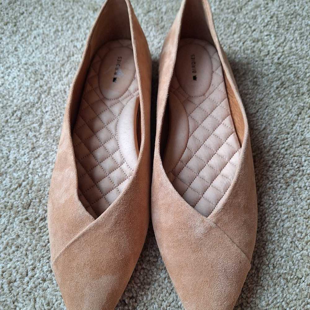 NWOT Birdies Goldfinch Suede Flats. Tan. Womens s… - image 5