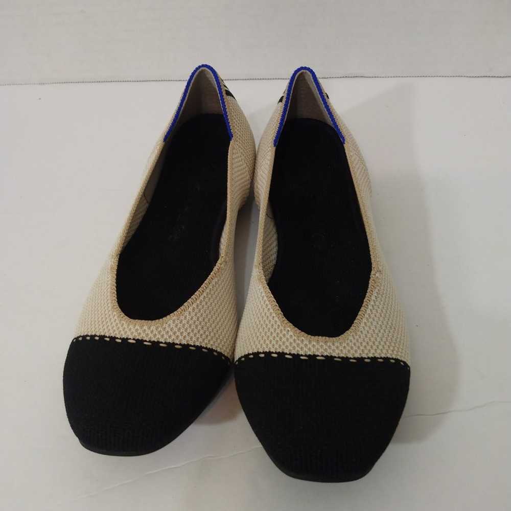 Womens Rothys The Square In Tuxedo Ballet Flats S… - image 3