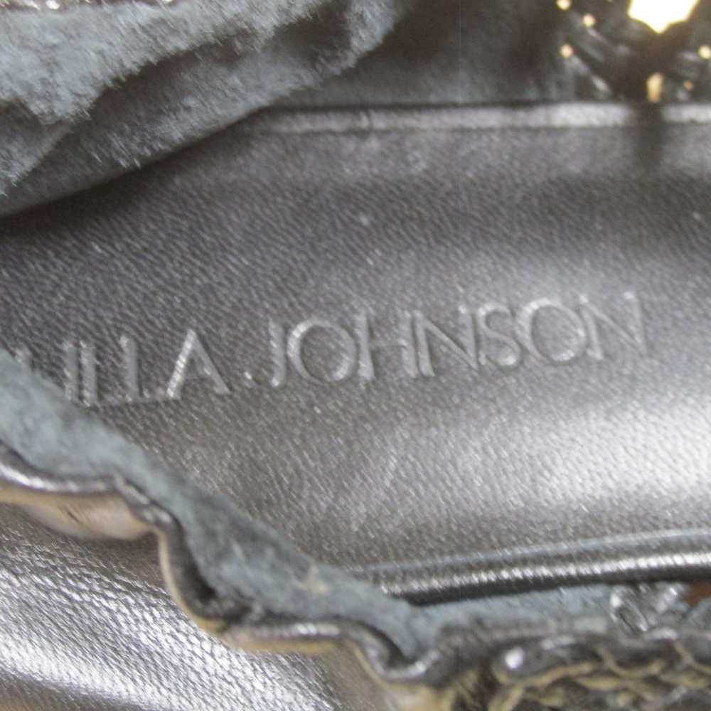 Ulla Johnson Lilia Woven Ballerina Flats Black Si… - image 8