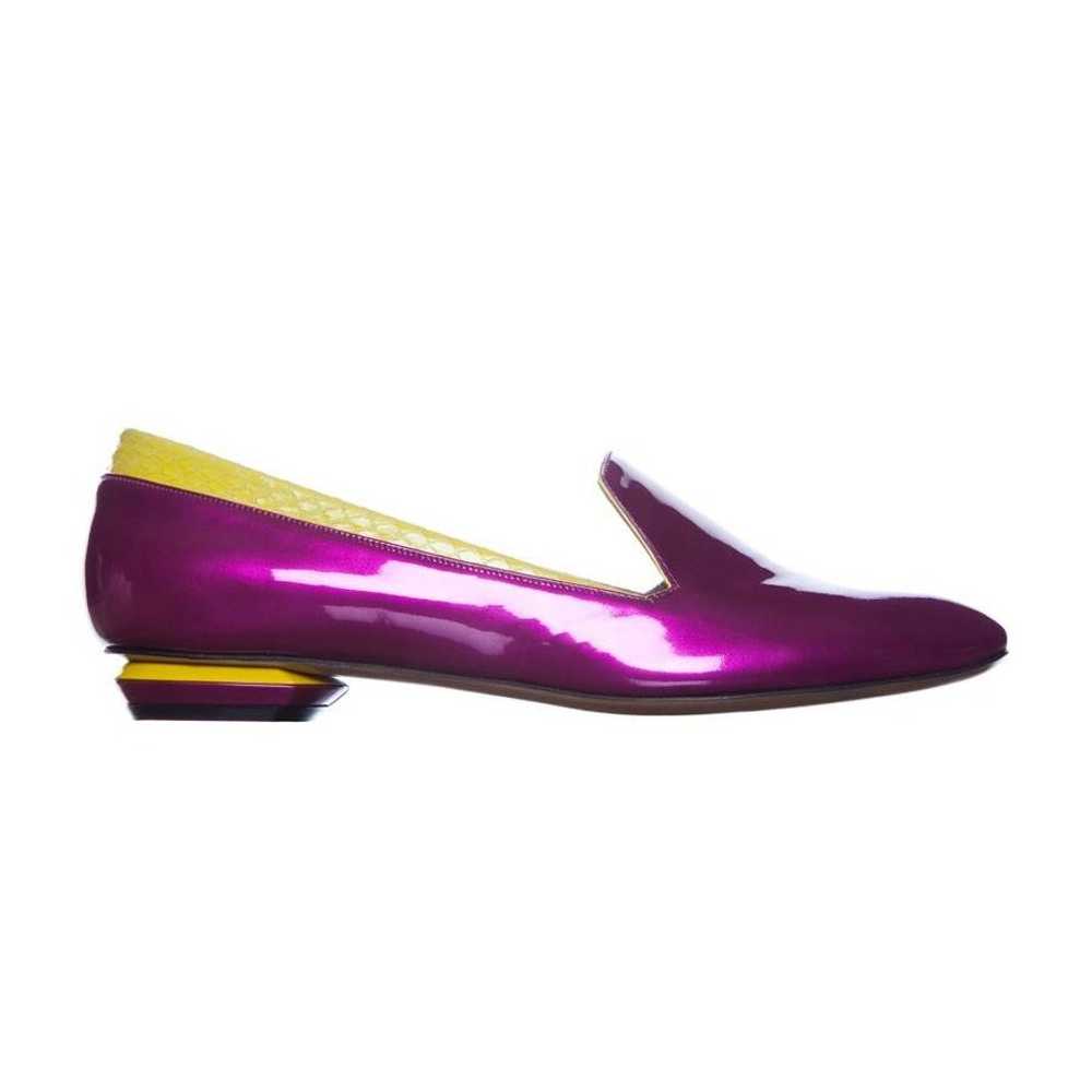 Nicholas Kirkwood Patent Leather Snake Trim Smoki… - image 12