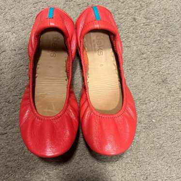 Womens Tieks 6, bright color, like new condition - image 1