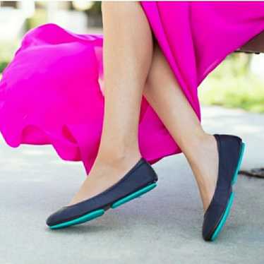 Tieks California Navy Flats