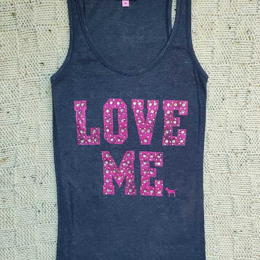 Victoria's Secret PINK Bling Y2K Tank Top - image 2