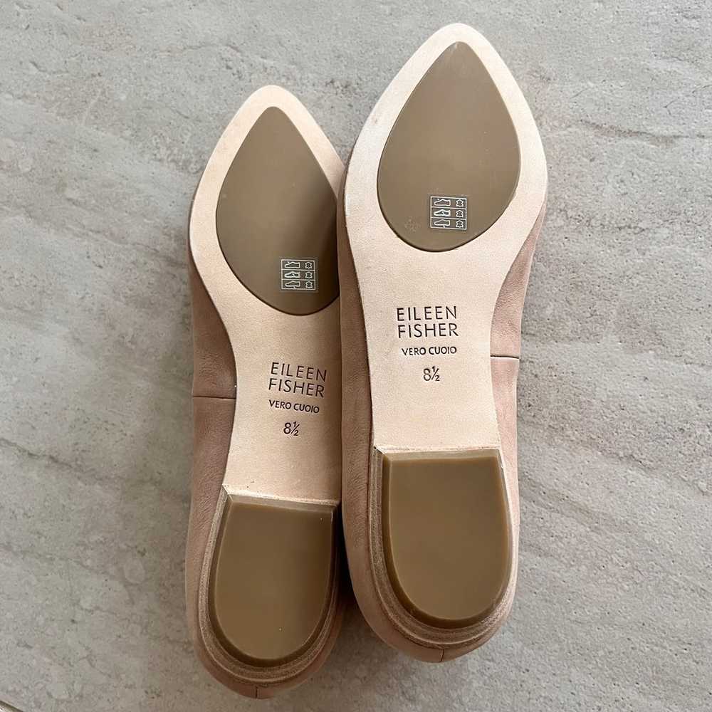 Eileen Fisher Jil Easy Nubuck Ballet Flats Size 8… - image 11