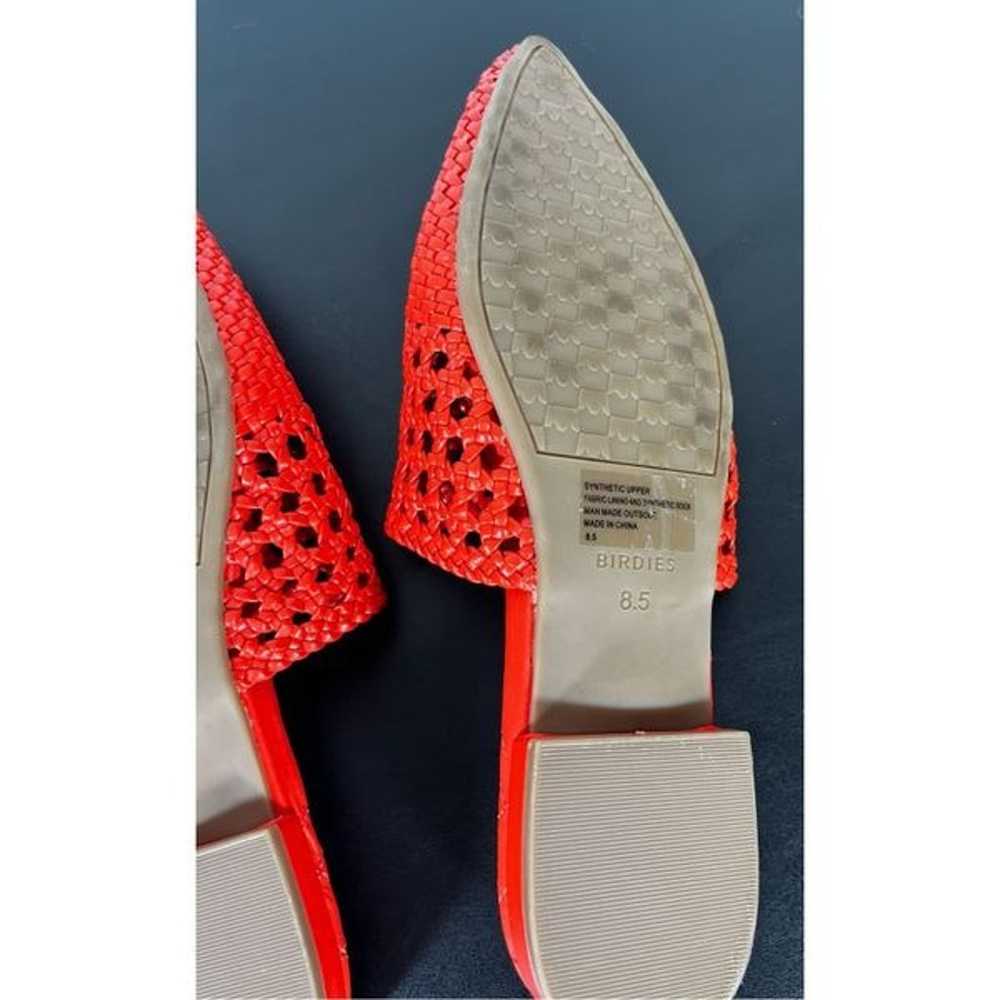 Birdies The Dove Woven Pointed Toe Coral Flat Mul… - image 10