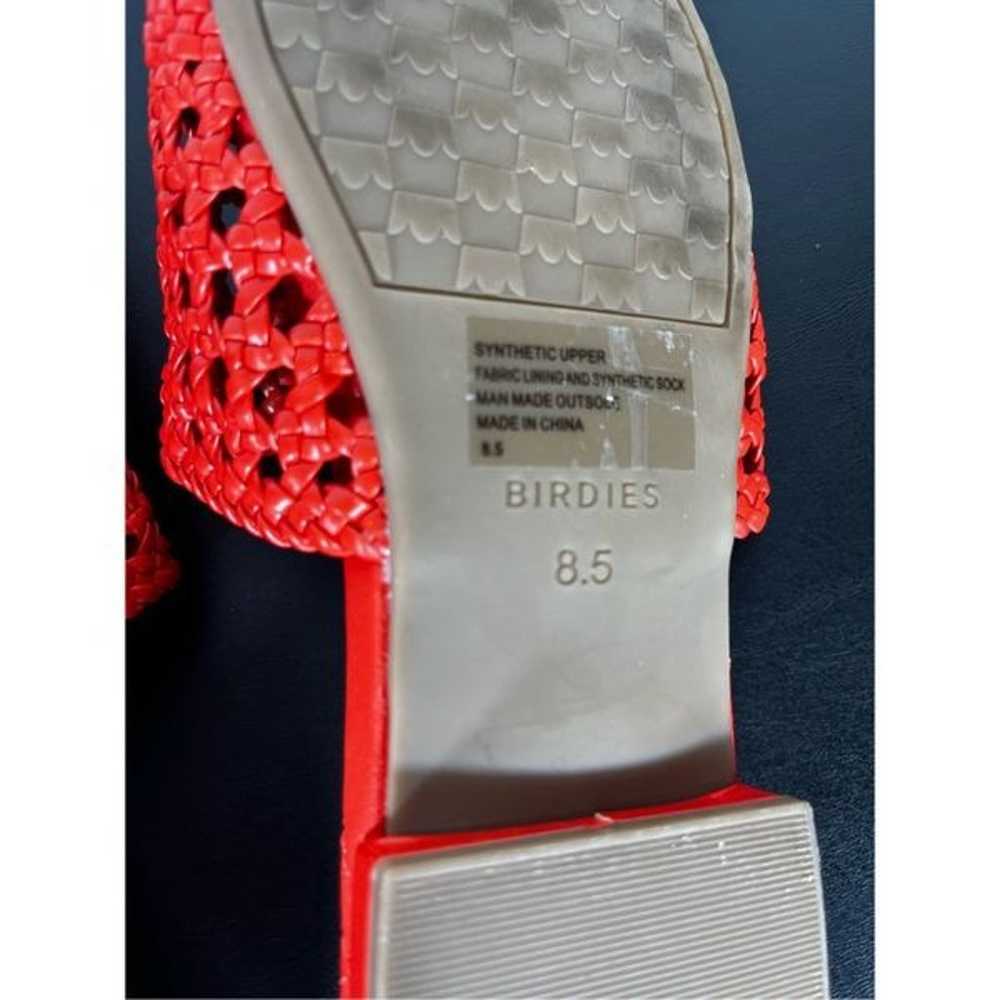 Birdies The Dove Woven Pointed Toe Coral Flat Mul… - image 12