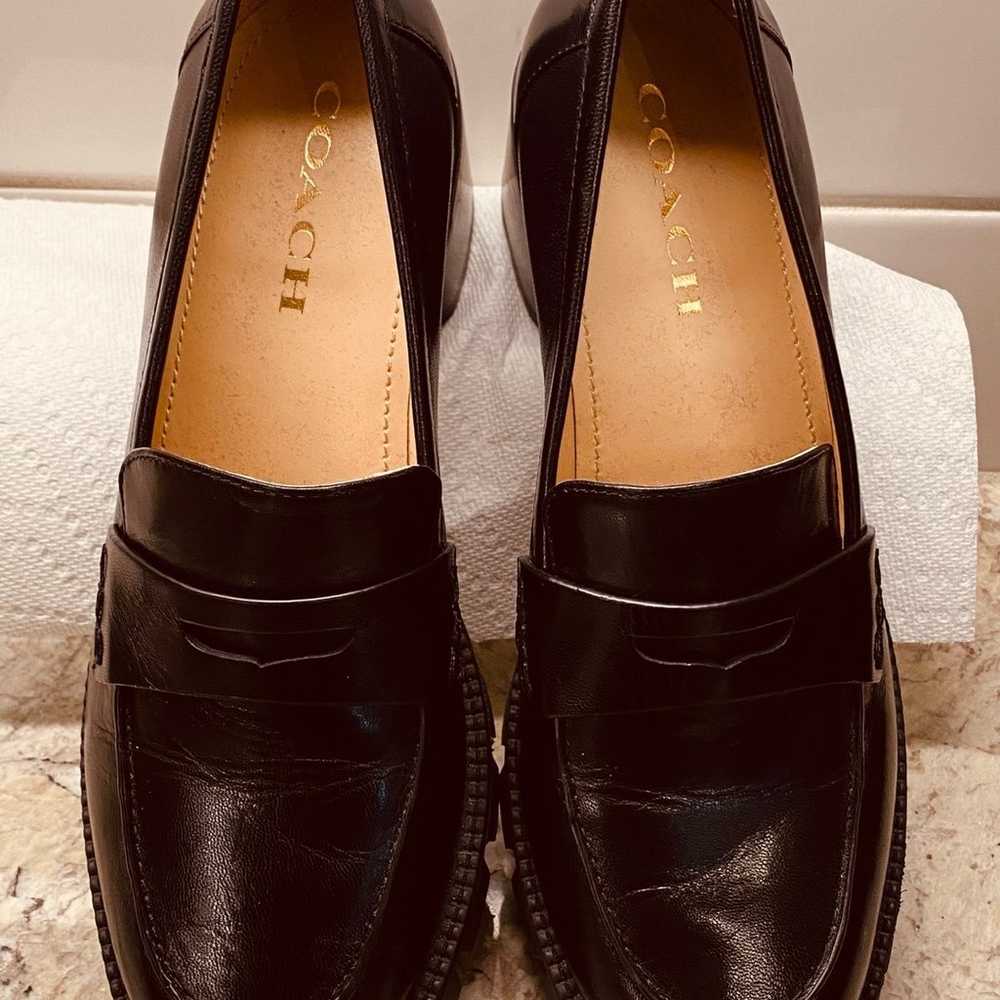 Coach Women’s Cora Black Leather Loafers - image 3